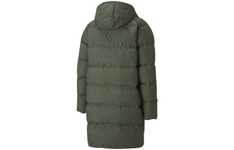 PUMA PUMA Classics Long Down Jacket 'Army Green' 599309-64 outlook