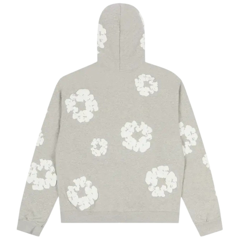 DENIM TEARS Denim Tears Cotton Wreath Zip Hoodie 'Grey' SS25TZH11412037 outlook