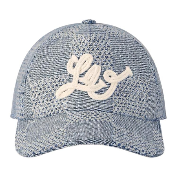 LOUIS VUITTON Damier Denim 3D Cap 'Denim Blue' M7534M - 2