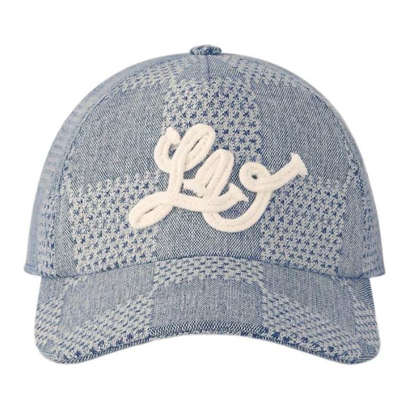 Louis Vuitton LOUIS VUITTON Damier Denim 3D Cap 'Denim Blue' M7534M outlook