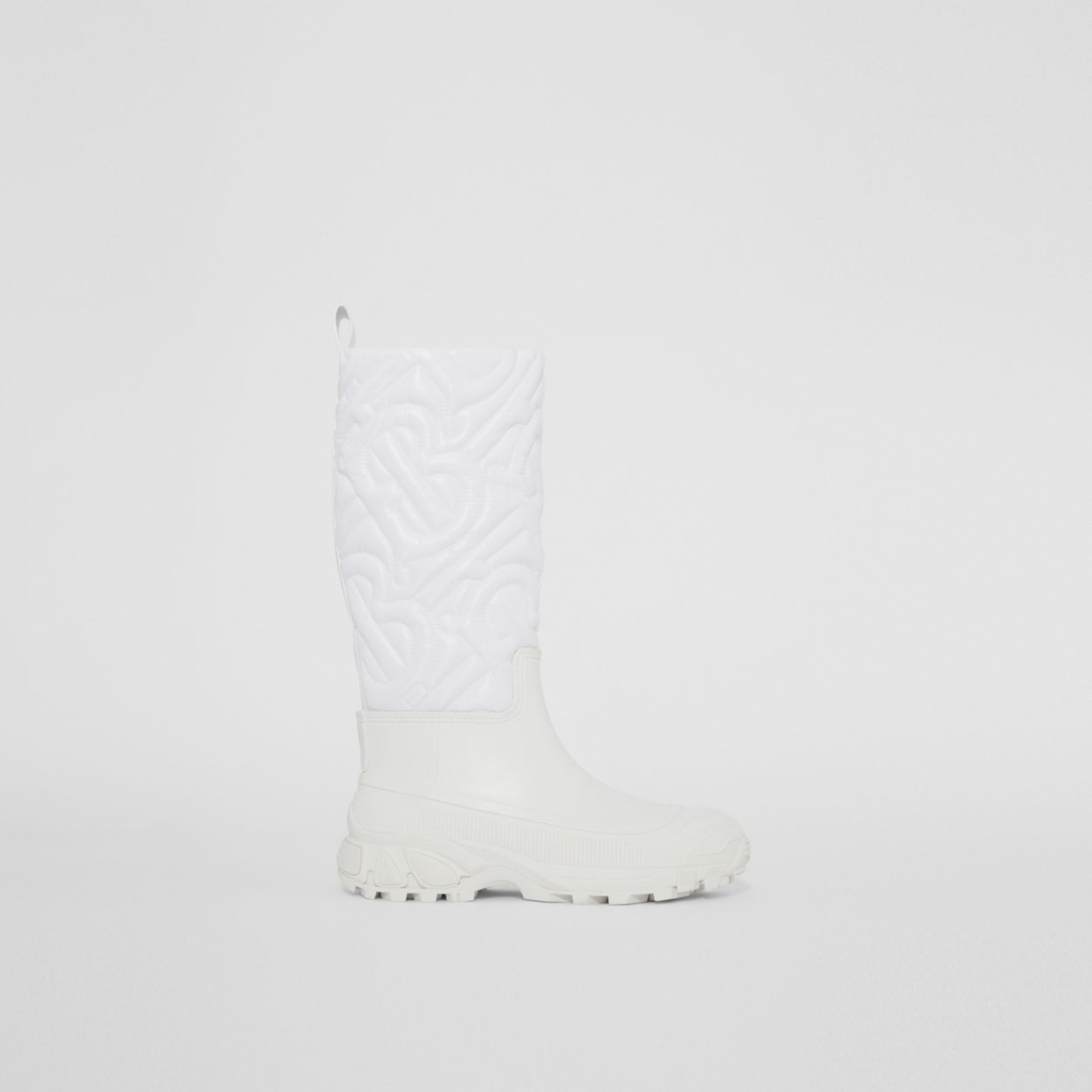 Quilted Monogram Panel Rain Boots - 1