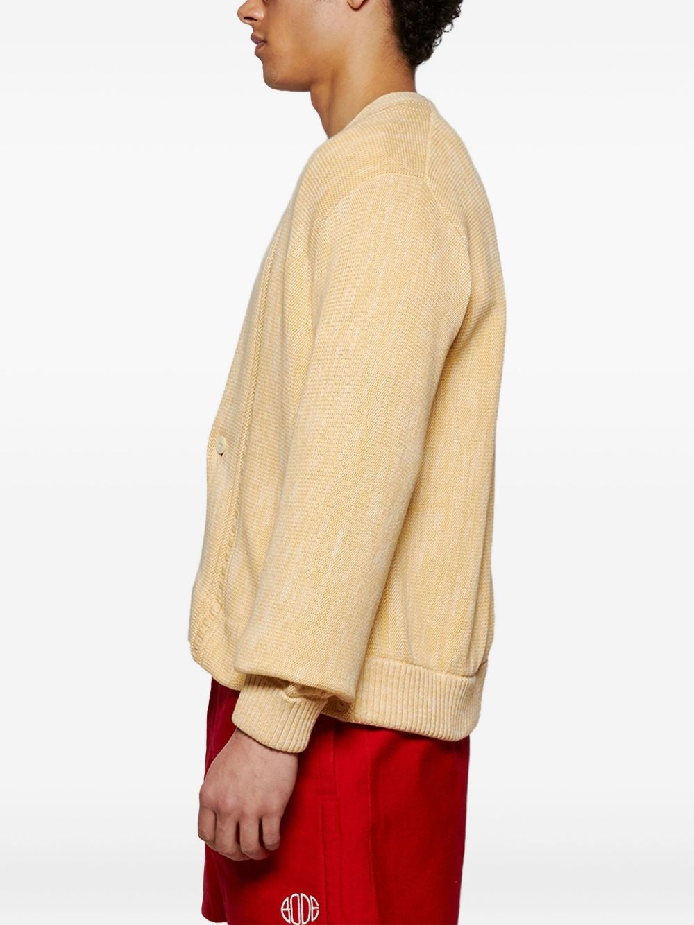 double-breasted cardigan - 3