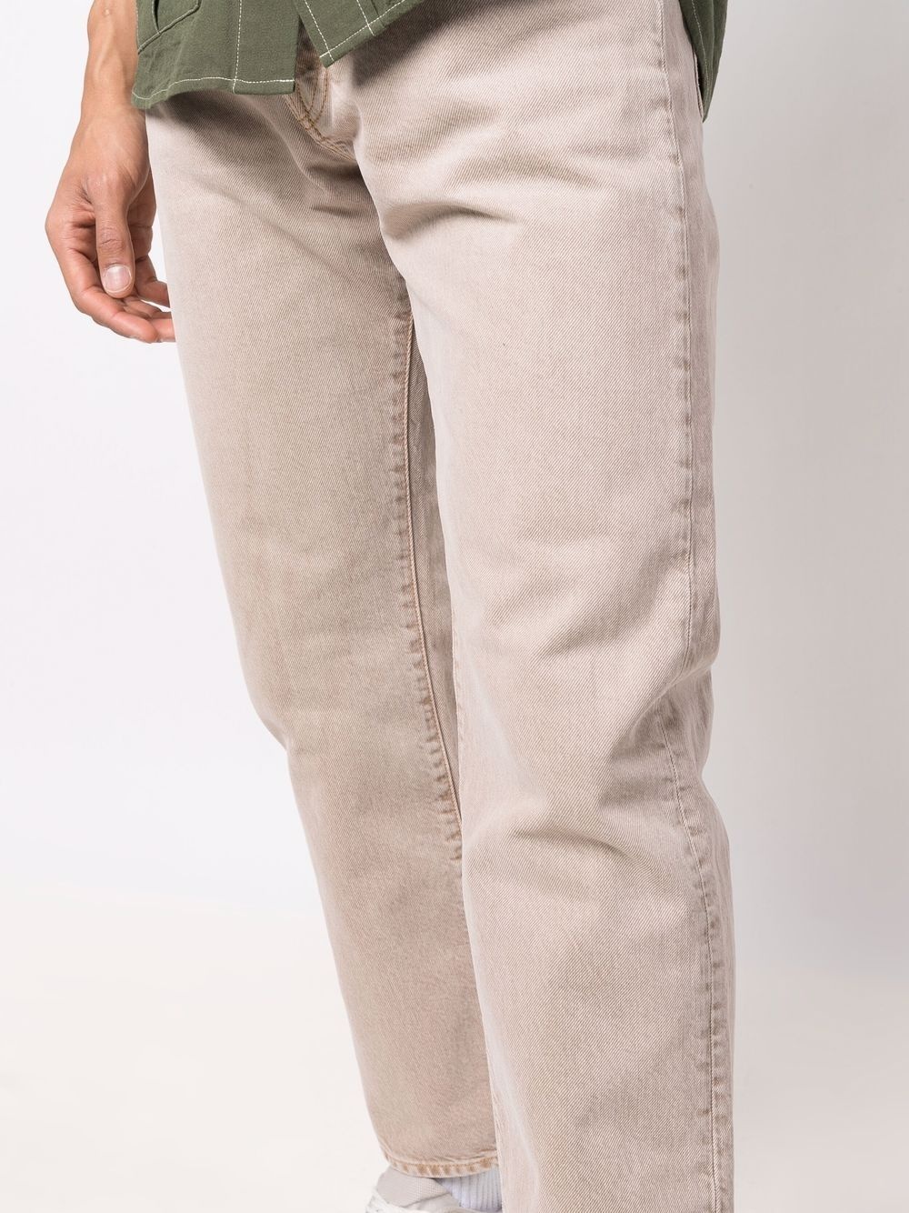 straight-leg cotton jeans - 5