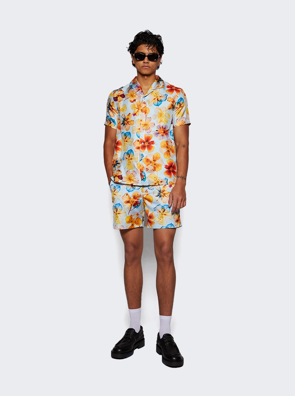 Bulldog Oshibana Swim Shorts Springwater Blue - 2