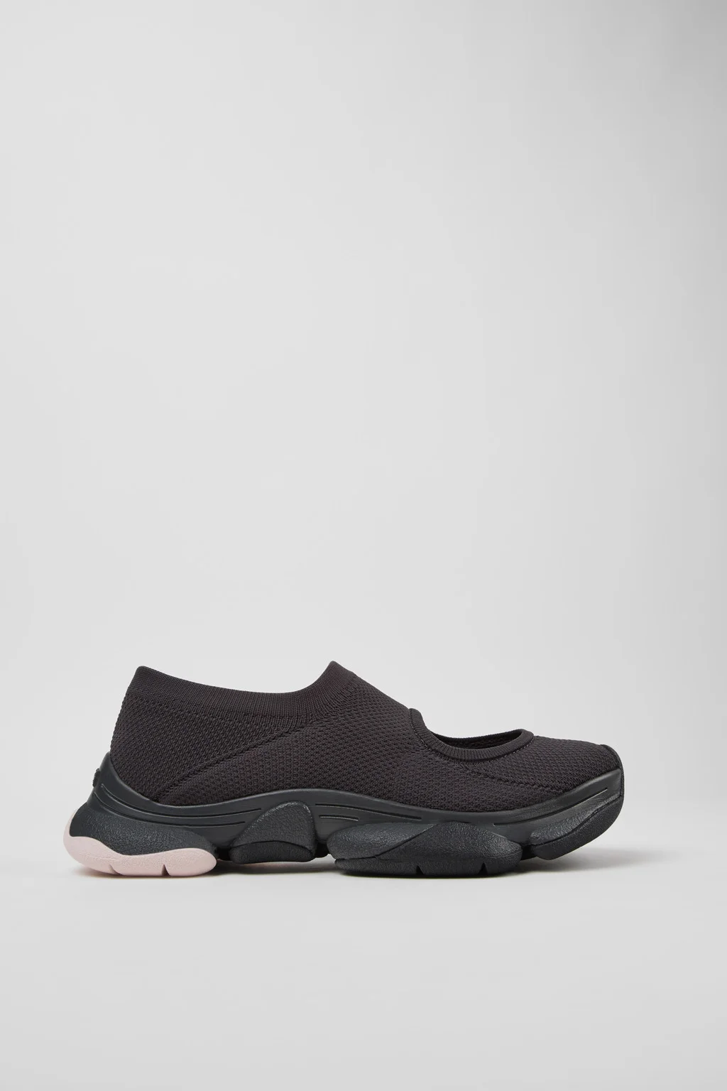 Black Recycled PET Engineered Materials Sneakers for Men. - 1