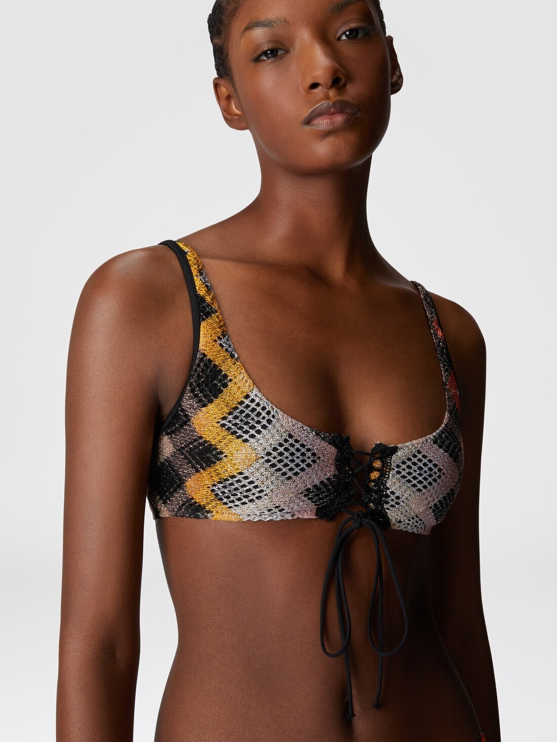 Brasserie bikini with front ties - 5