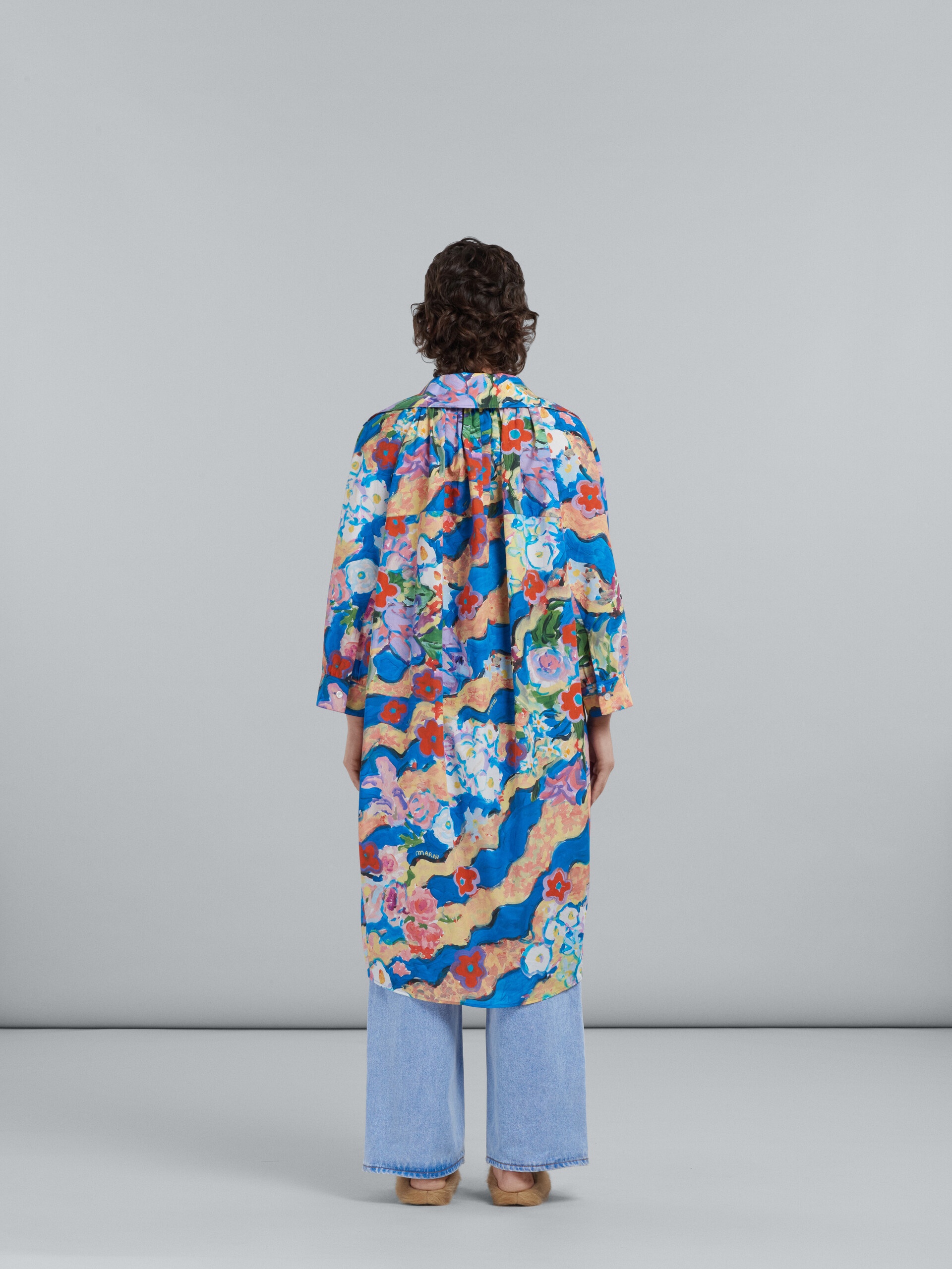 PRINTED POPLIN DRESS - 3
