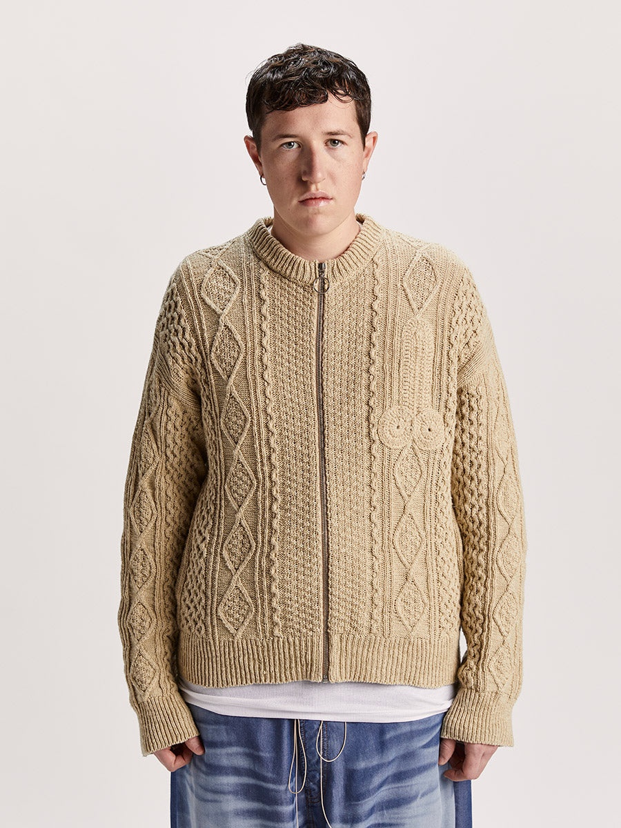 Cazzo Cardigan Natural - 2