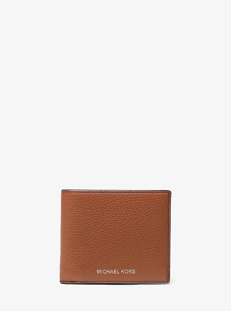 Cooper Pebbled Leather Billfold Wallet - 1
