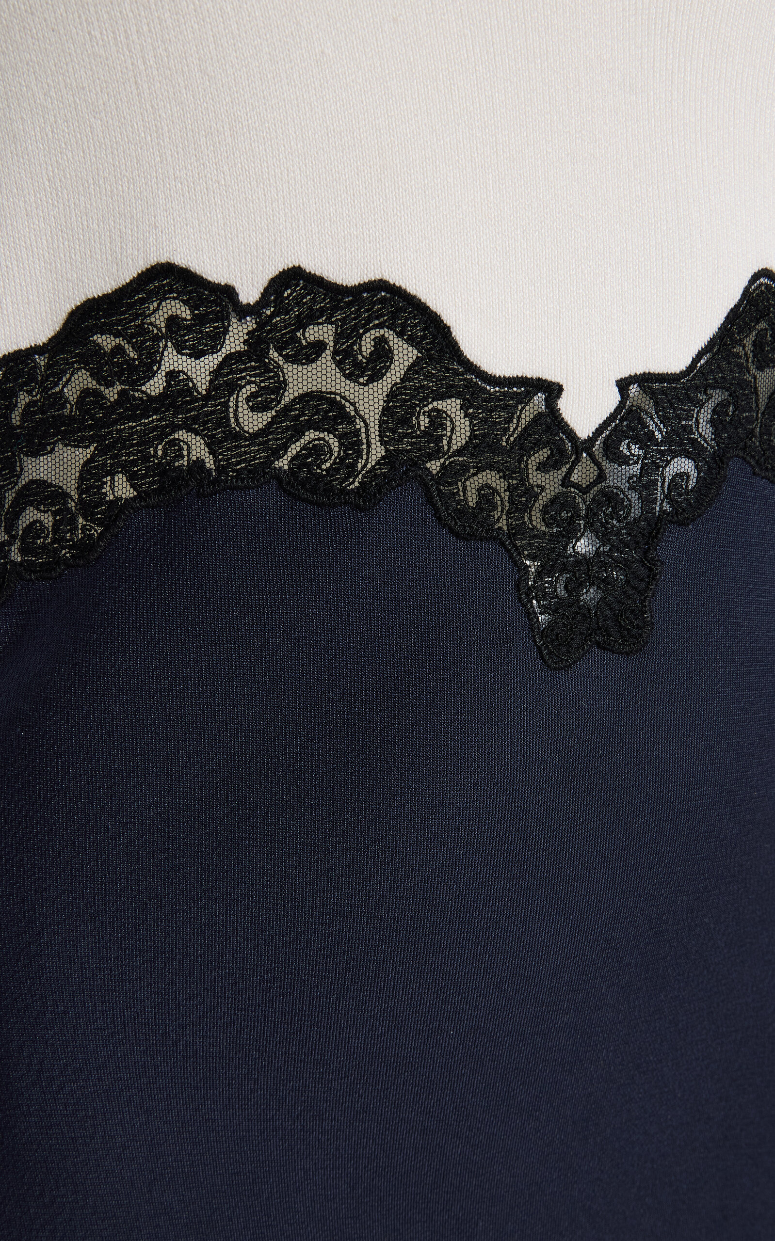 Amarlyllis Silk and Wool Maxi Dress navy - 5