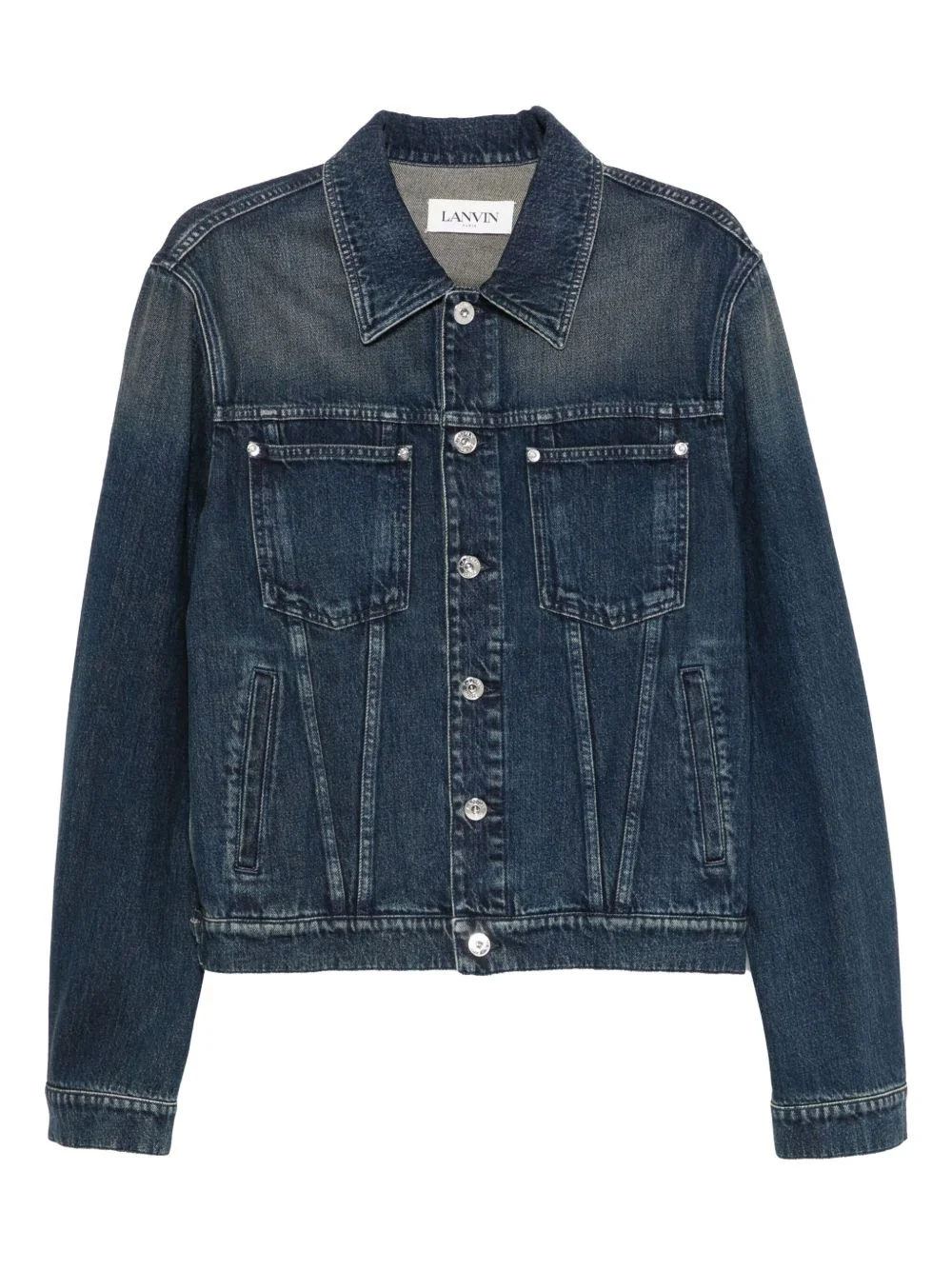 logo-patch jacket - 1