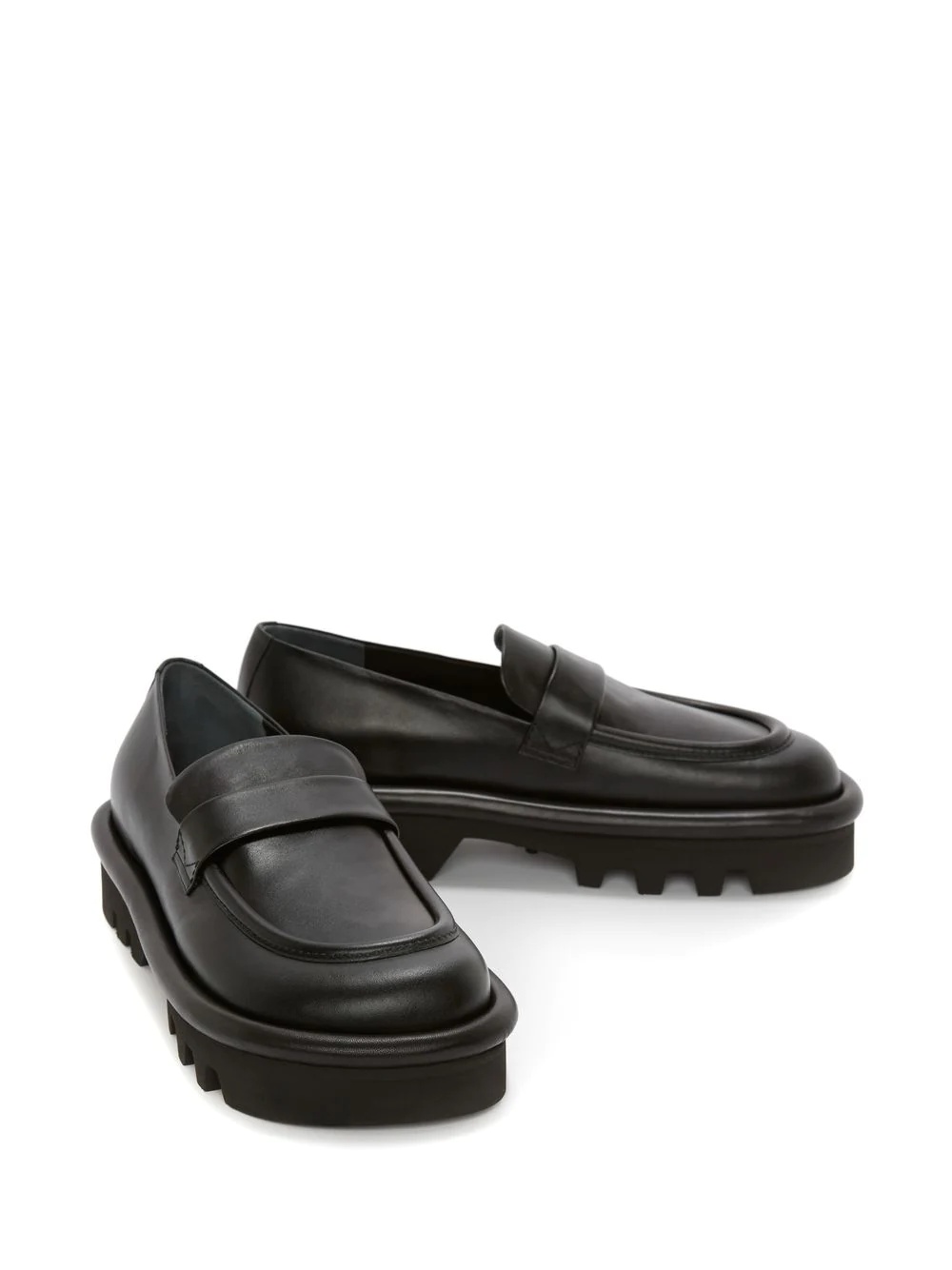 Bumper-Tube leather chunky loafers - 2
