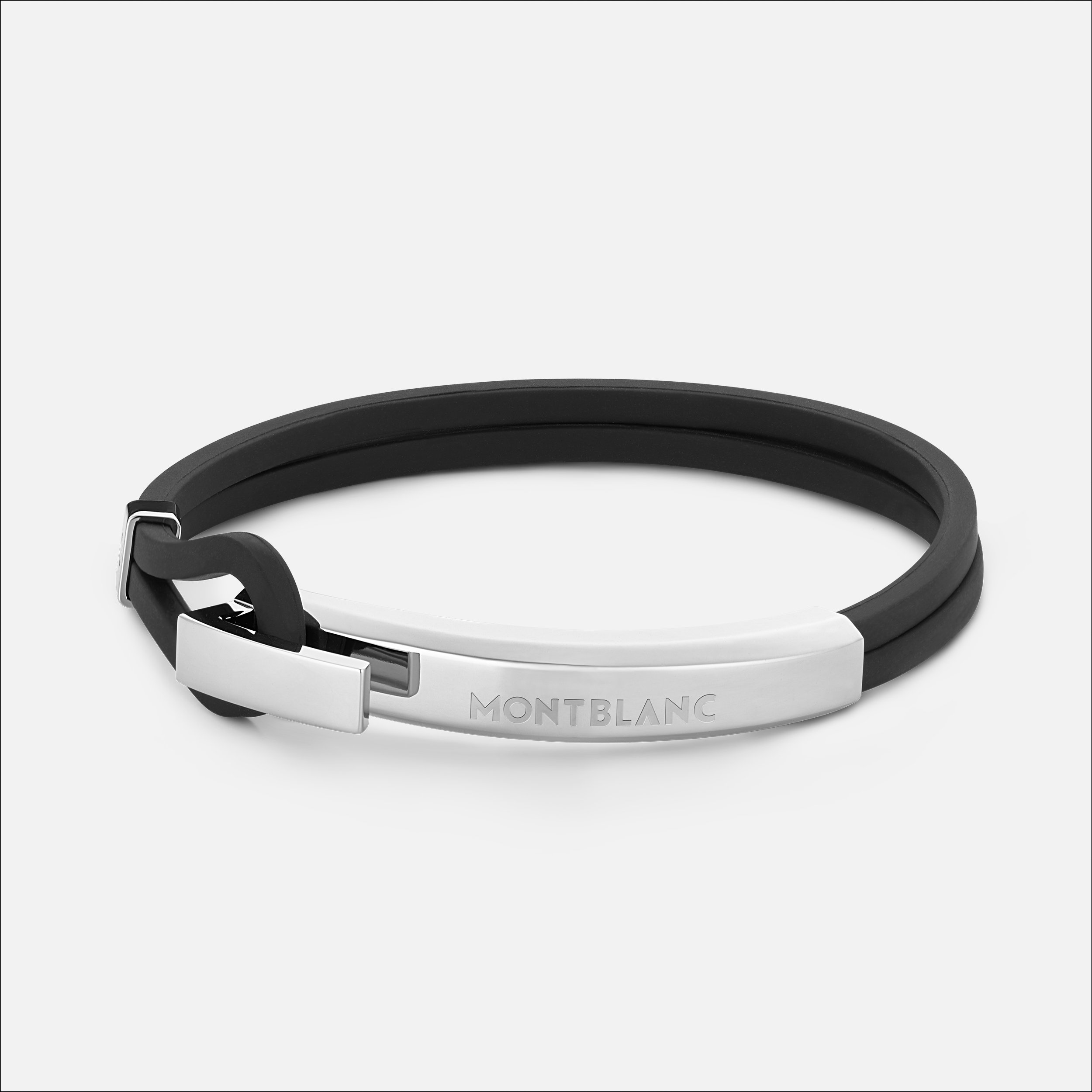 Bracelet Wrap Me Rubber and Steel - 1