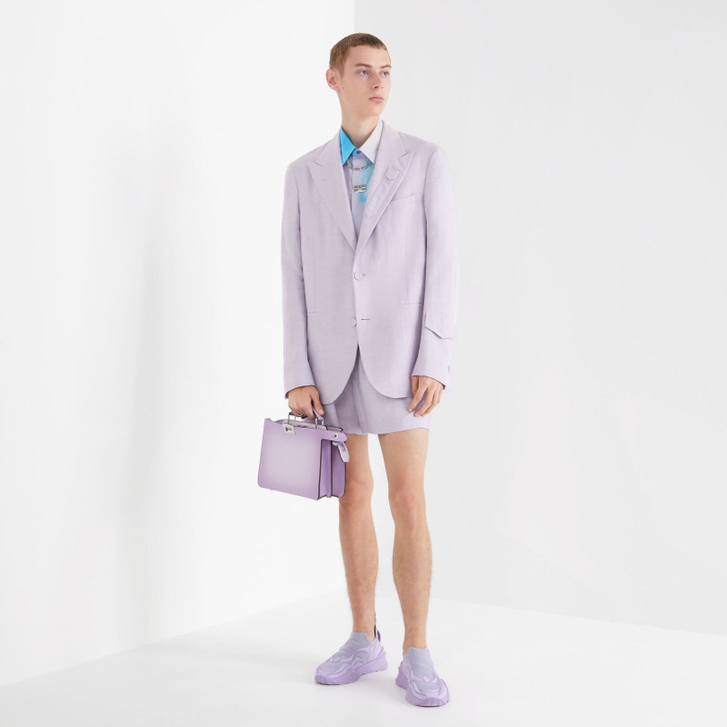 FENDI Lilac mesh running sneakers outlook