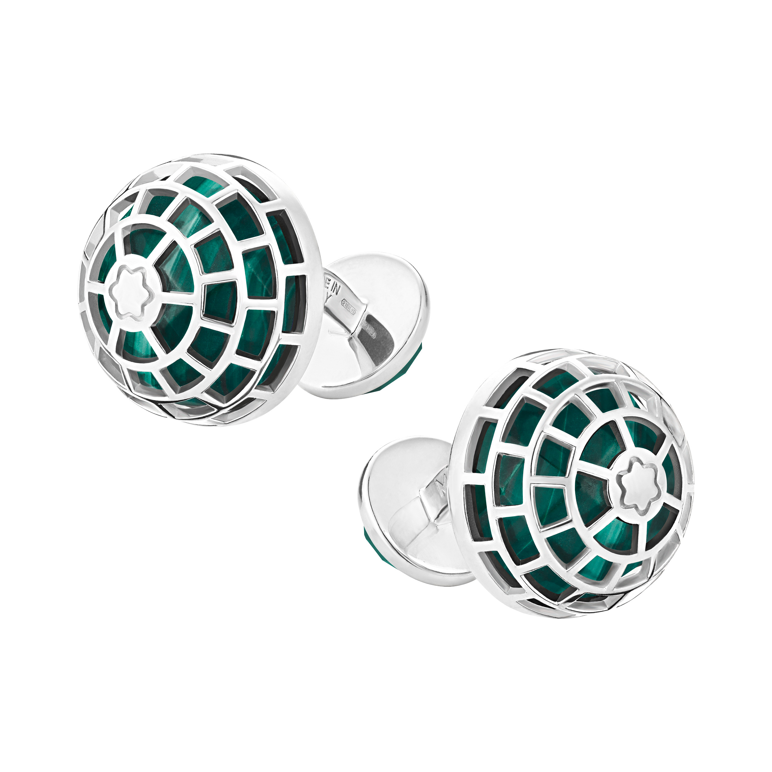 Montblanc Meisterstück Cufflinks with Malachite stone - 1