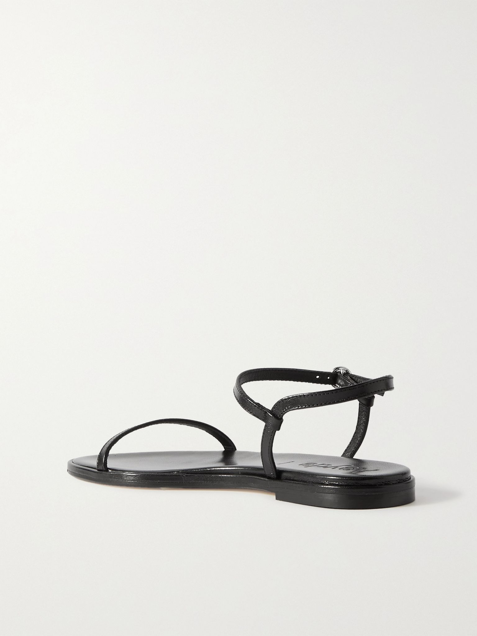 Nettie leather sandals Black - 3