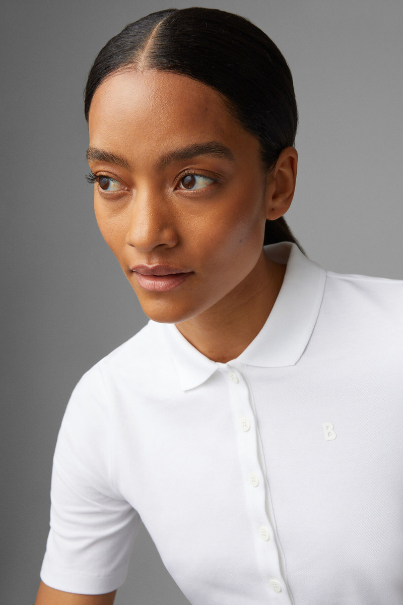 Malika Polo shirt in White 4