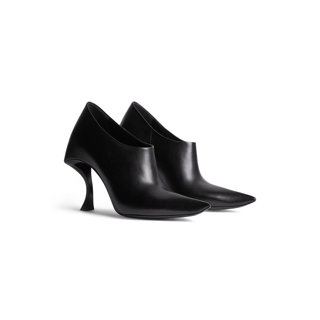 Women's Hourglass 100mm Pump in Black - 2