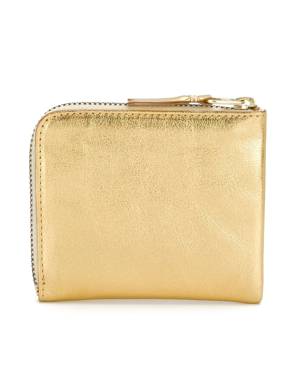 metallic zipped wallet - 2