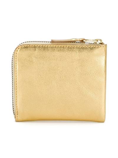 Comme Des Garçons metallic zipped wallet outlook