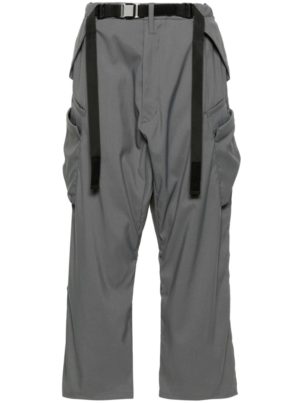 low-rise cargo trousers - 1