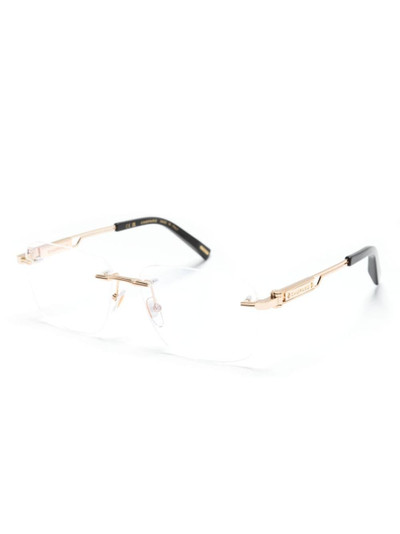 Chopard rectangle-frame glasses outlook