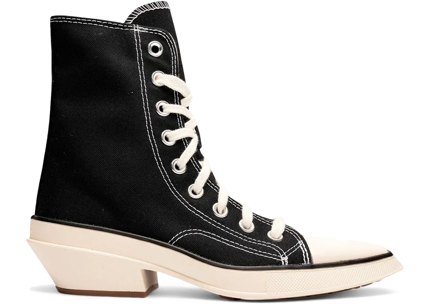 Converse Chuck 70 Hi De Luxe Pointed Black White (Women's) - 1