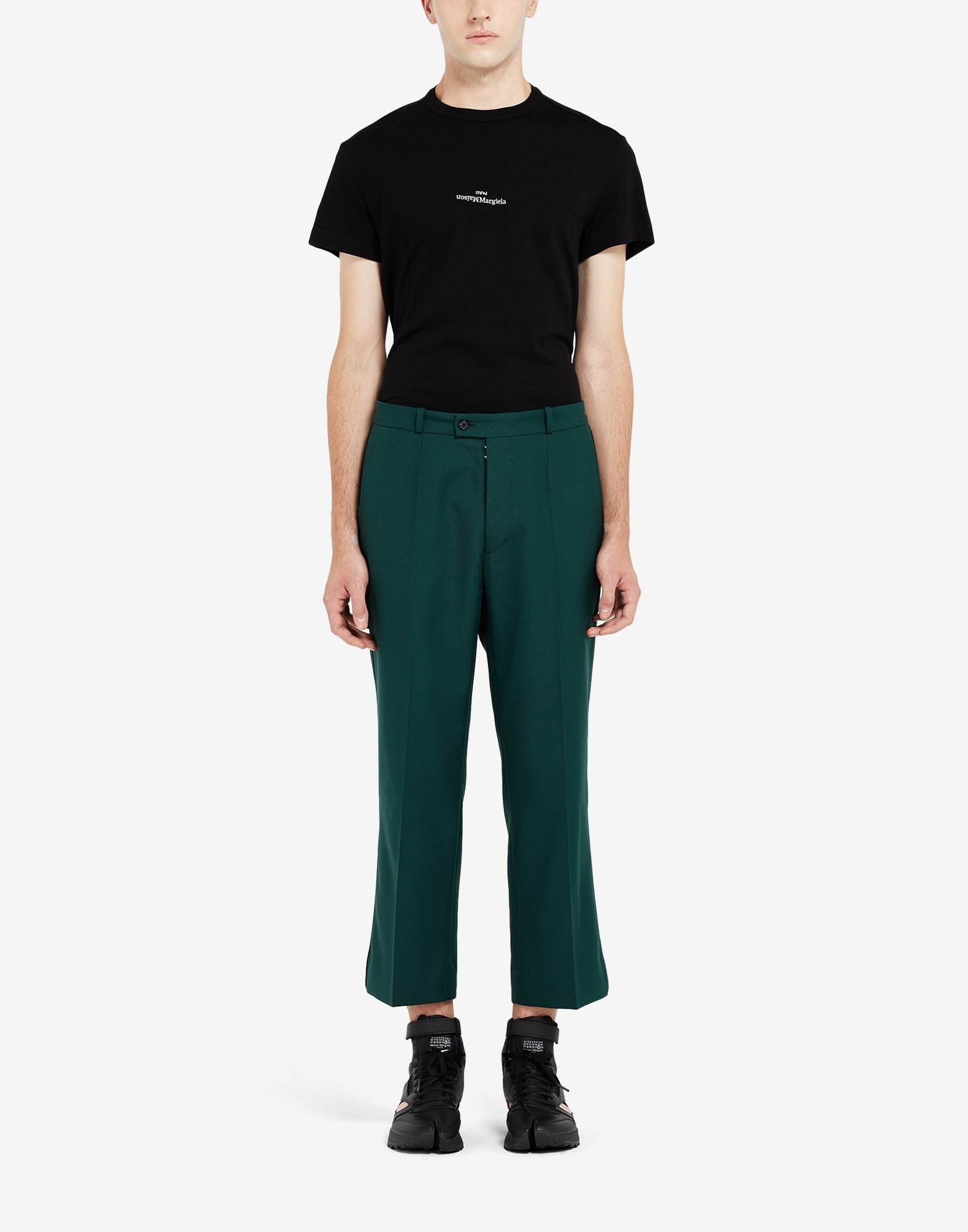 Pleat cropped trousers - 2