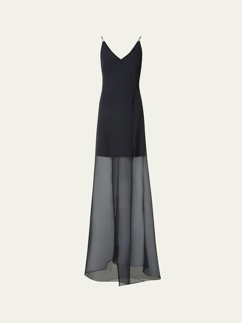 Silk Panama Overlayer Gown 1