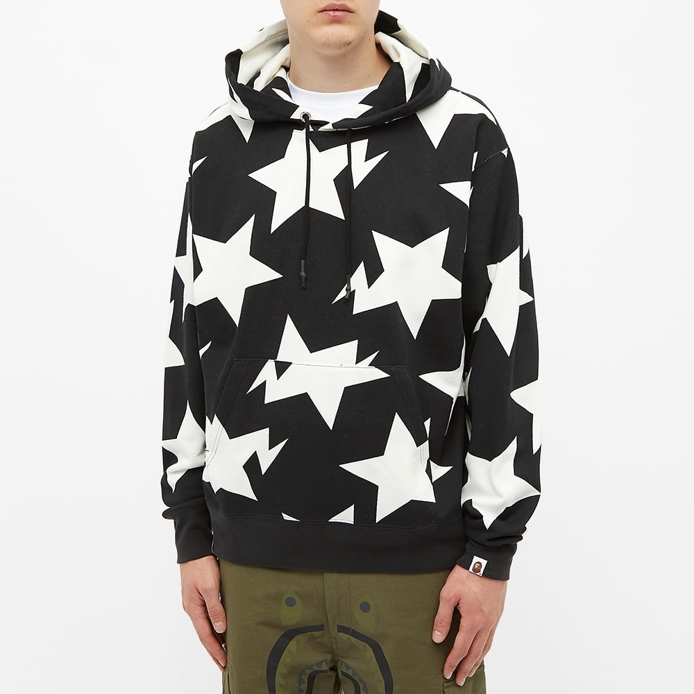 A Bathing Ape Relaxed Sta Pattern Hoody - 5