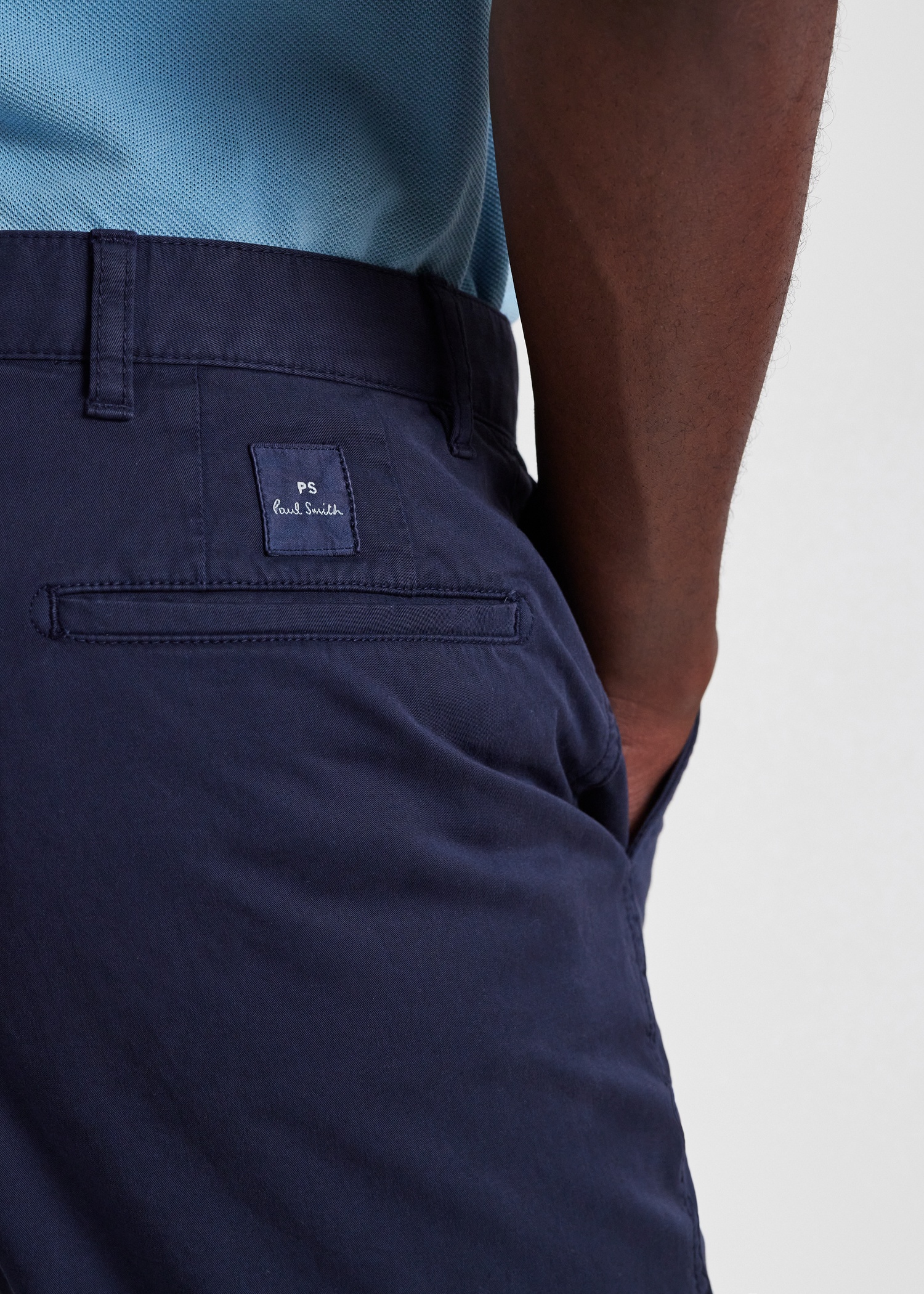 Slim-Fit Navy Cotton Twill Chinos - 5