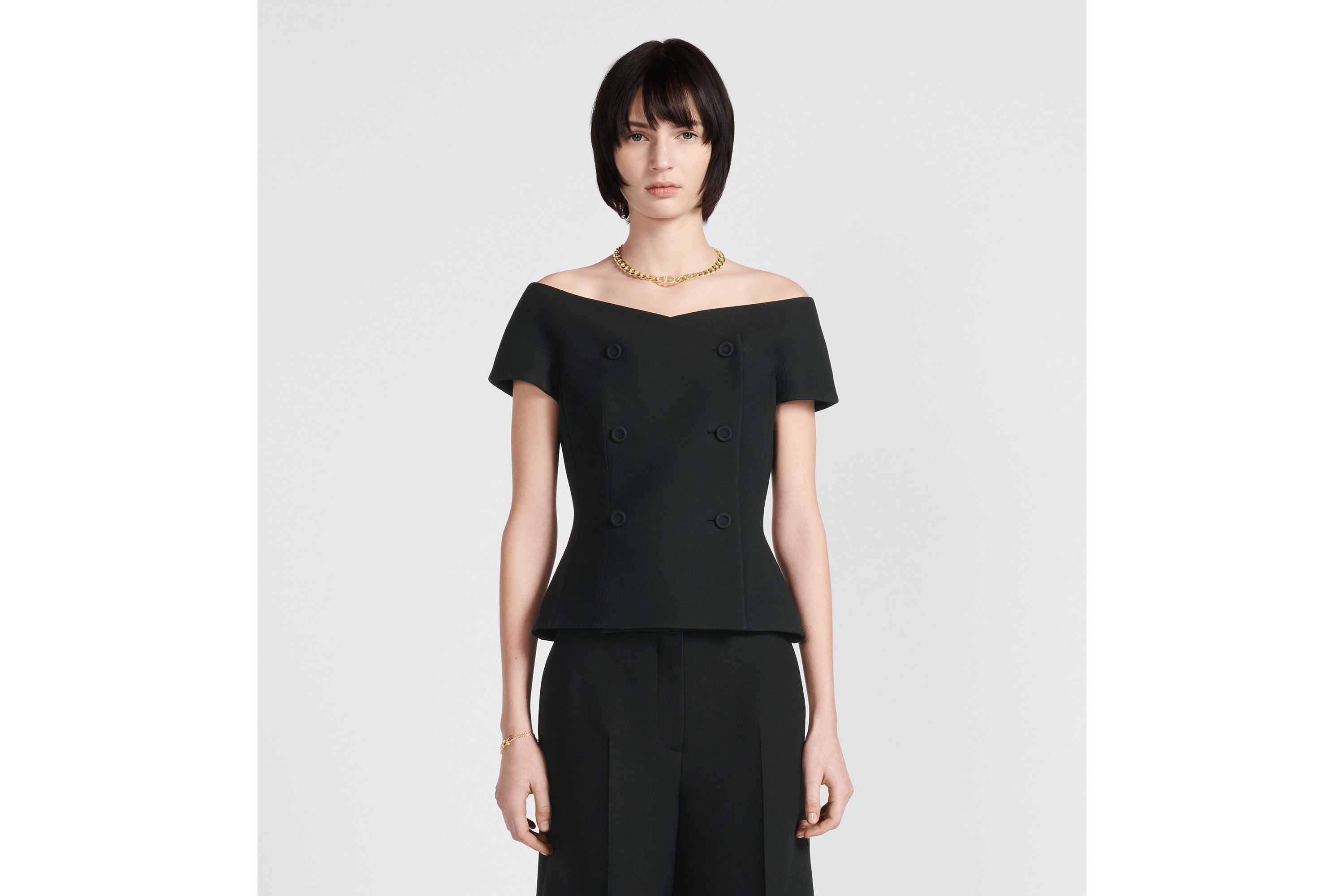shellerシェリエ　off shoulder jacket tops sheller オフショルダージャケットトップス シェリエ｜Yahoo