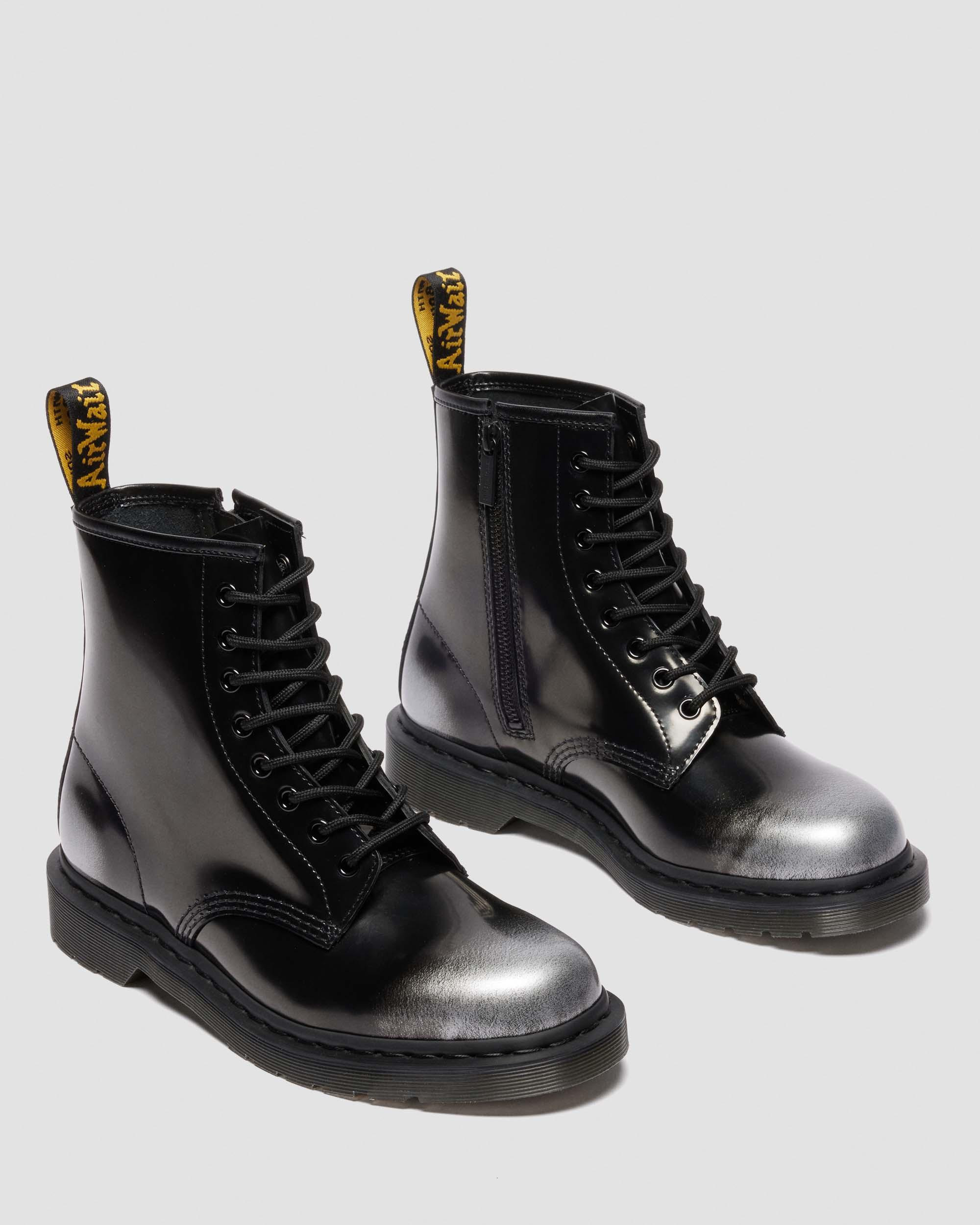 1460 ZIP ARCADIA RUB OFF LEATHER BOOTS - 4