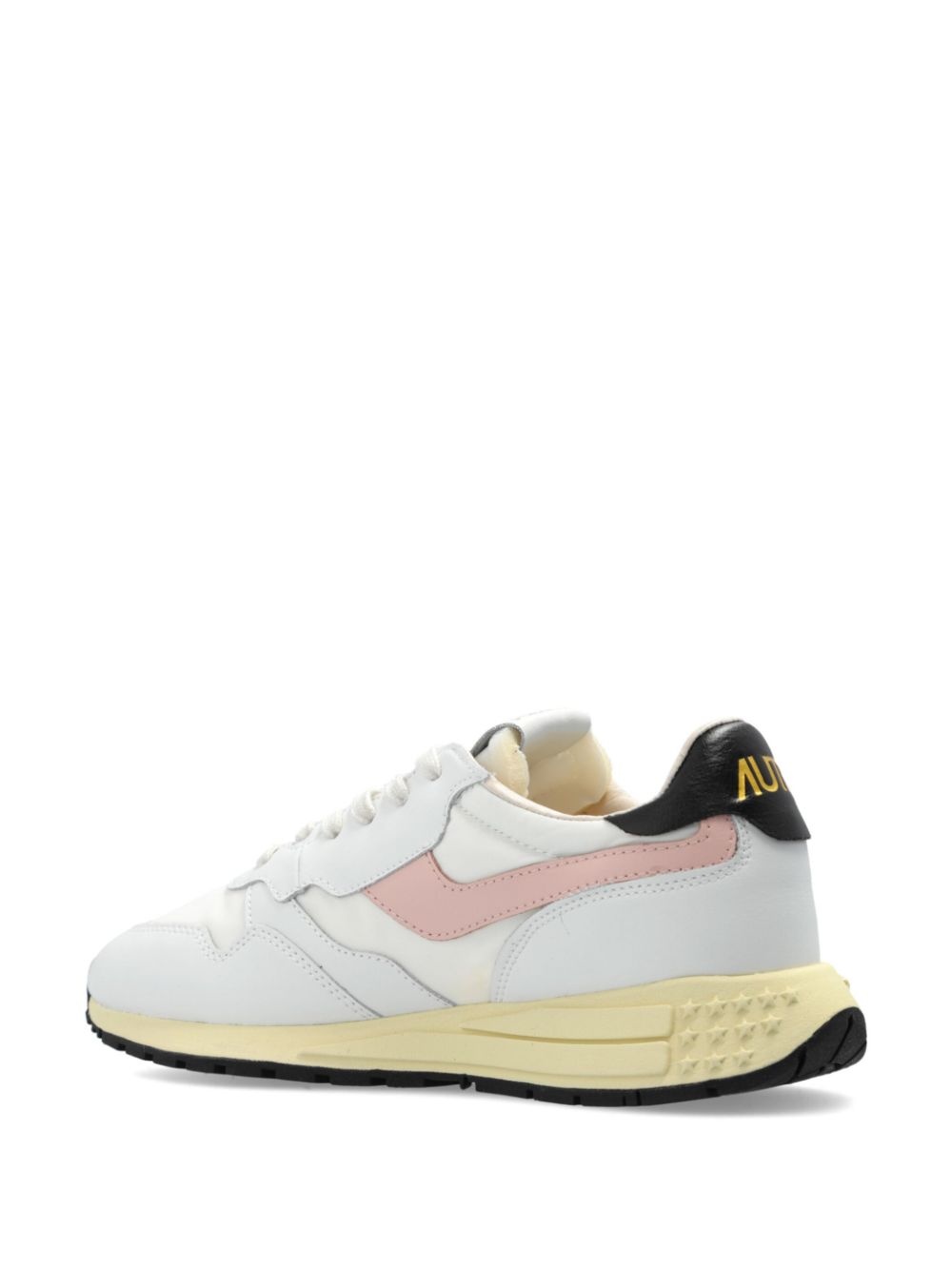 Reelwind lace-up leather sneakers - 3