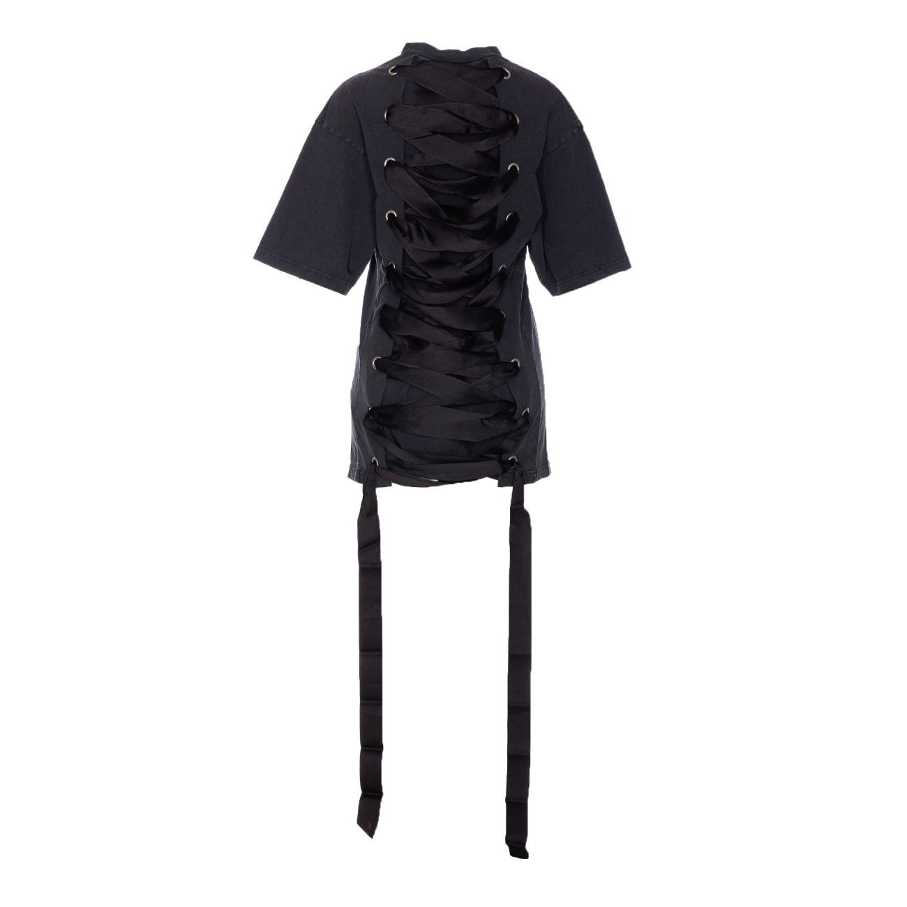 Balenciaga Women Back Drawstring T-Shirt - 2