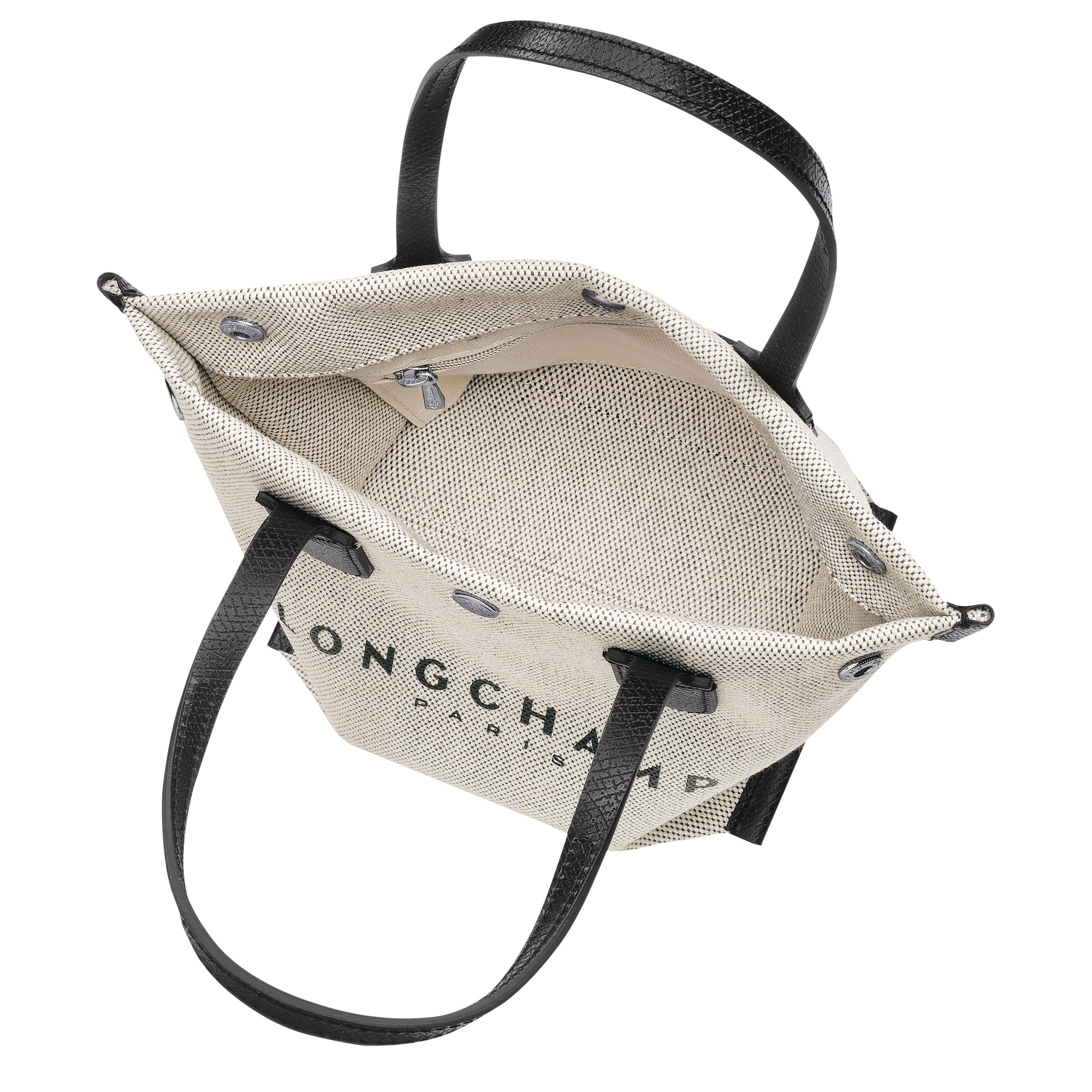 Essential XS Tote bag Ecru - Canvas - 5