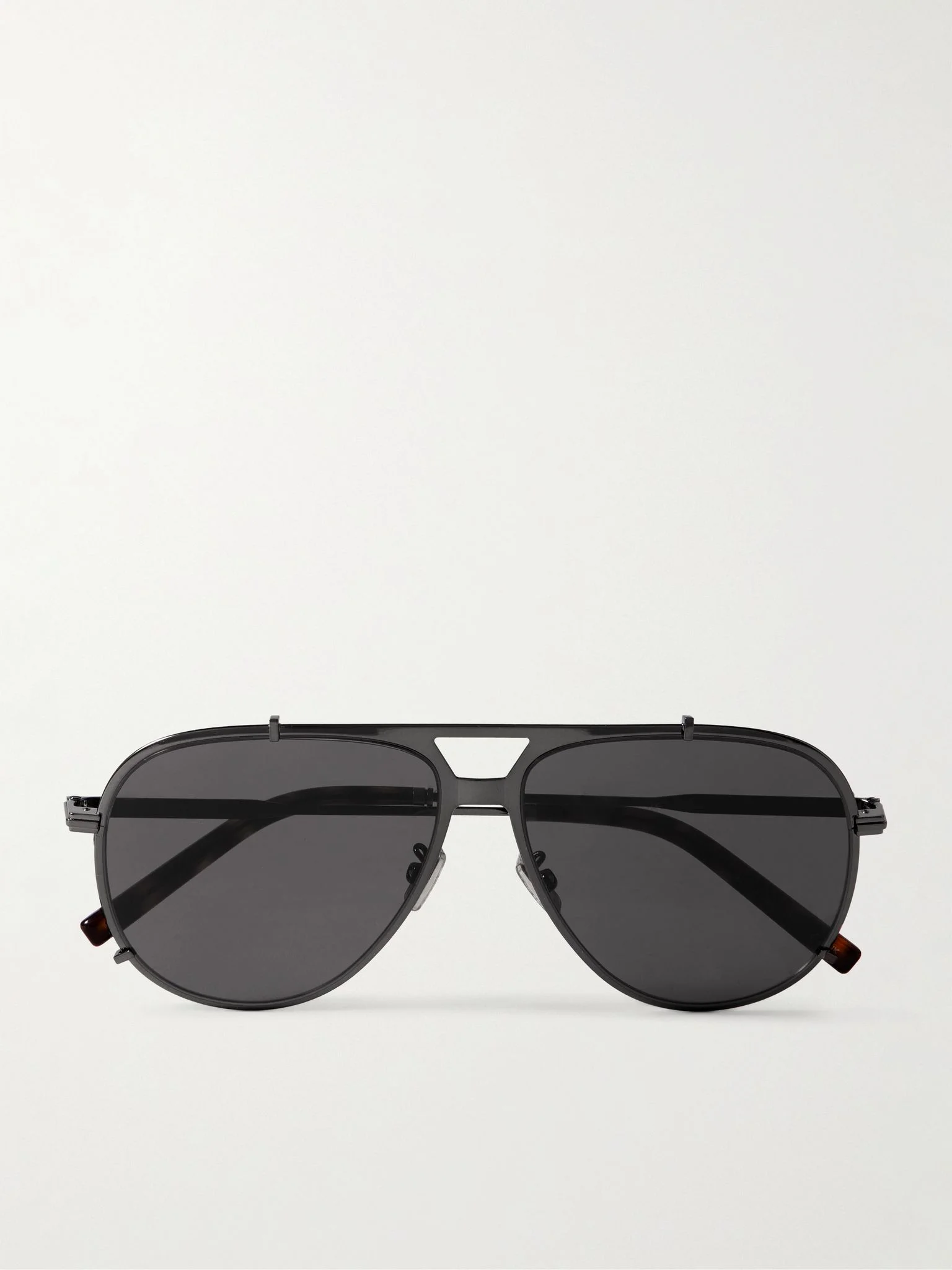 DiorBlackSuit A3U Aviator-Style Metal Sunglasses Black - 1