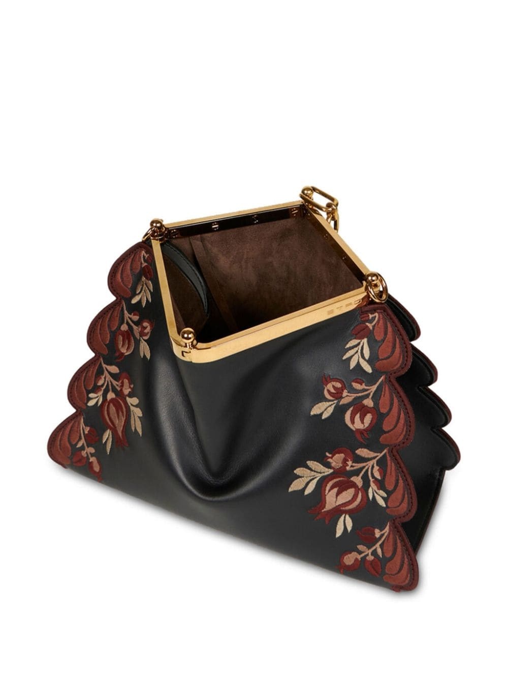 medium embroidered Vela shoulder bag - 5