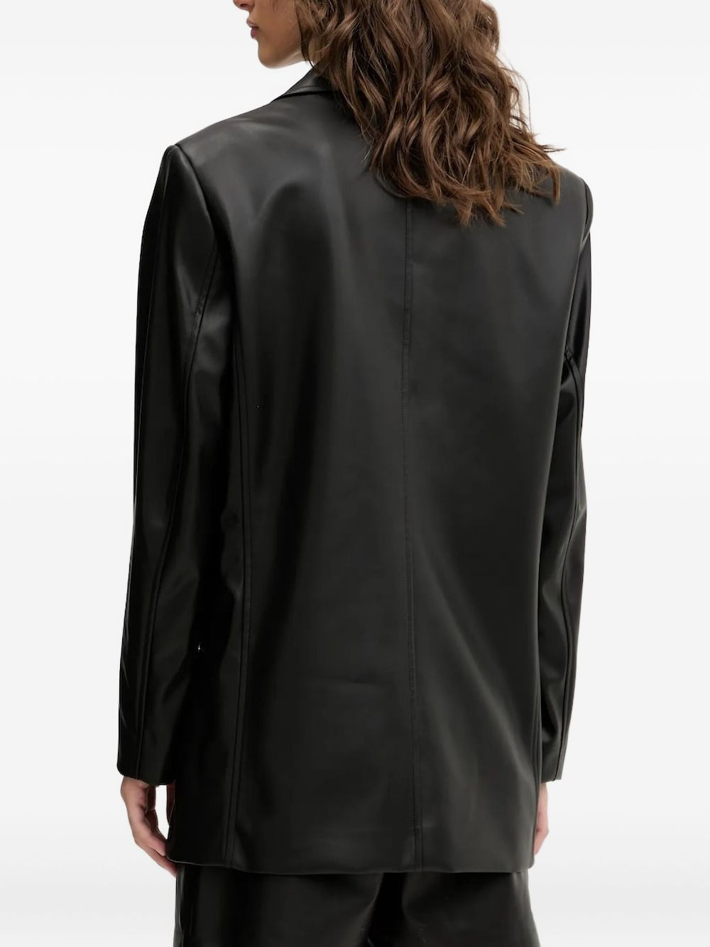 rose-embellished blazer - 2