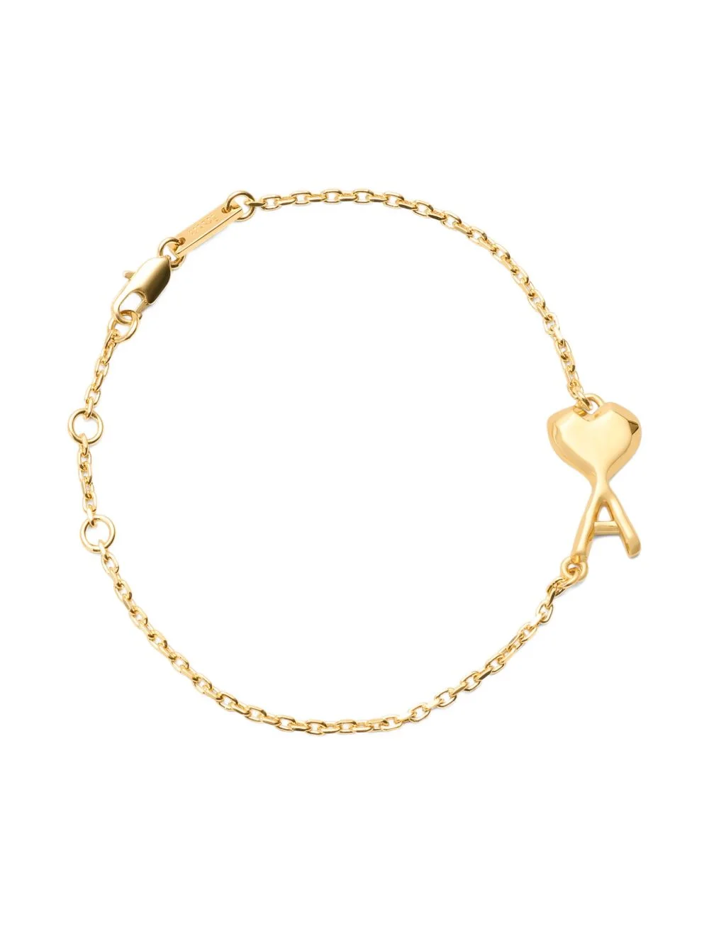 hammered ami de coeur bracelet - 1