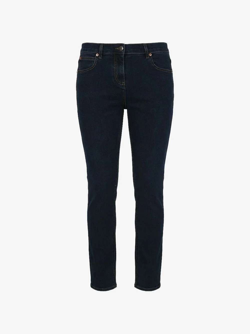 V-detail slim-fit jeans - 1