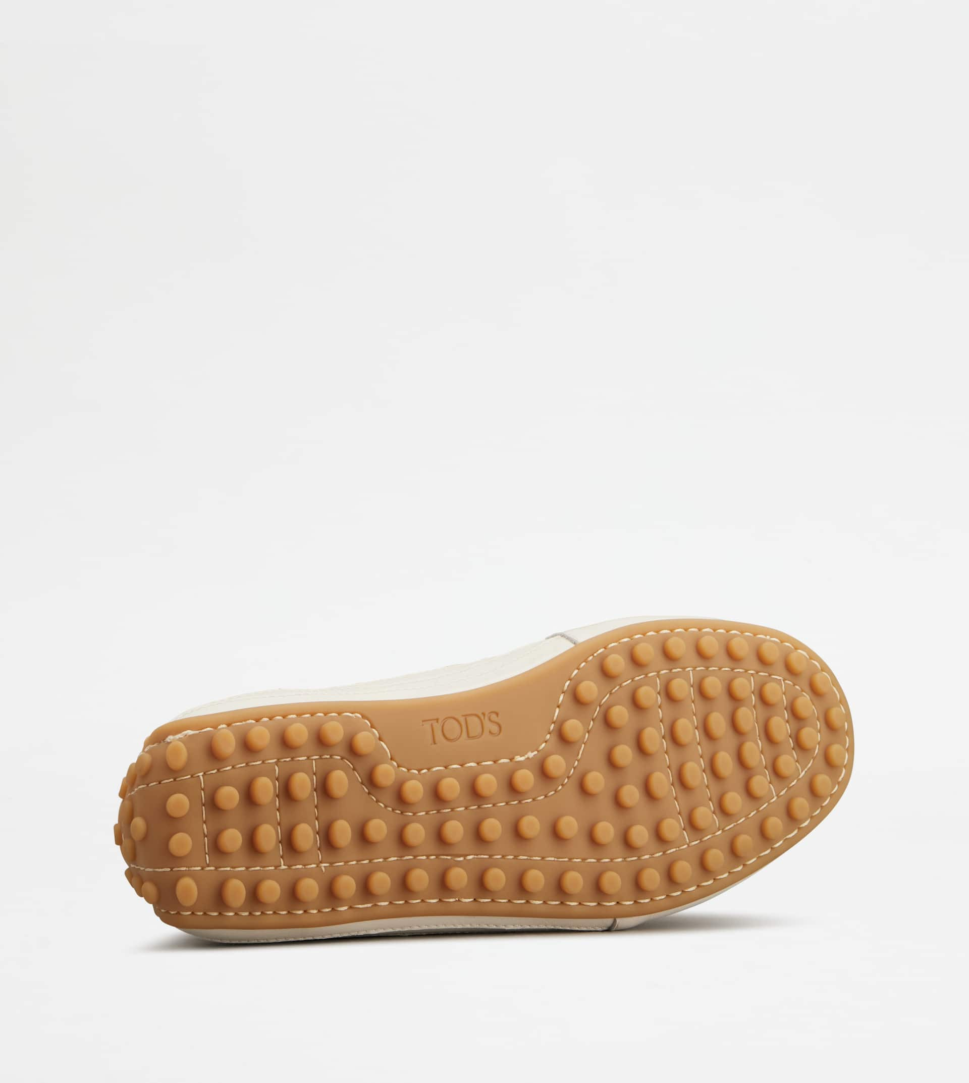 SNEAKERS IN FABRIC AND LEATHER - WHITE, BEIGE - 4