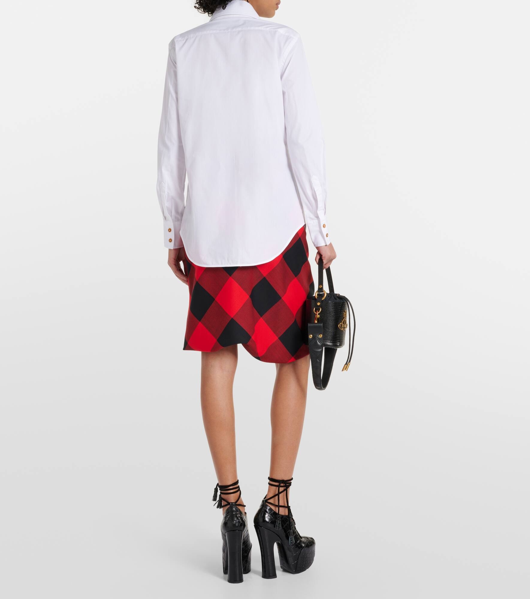 Cut-out cotton shirt - 3