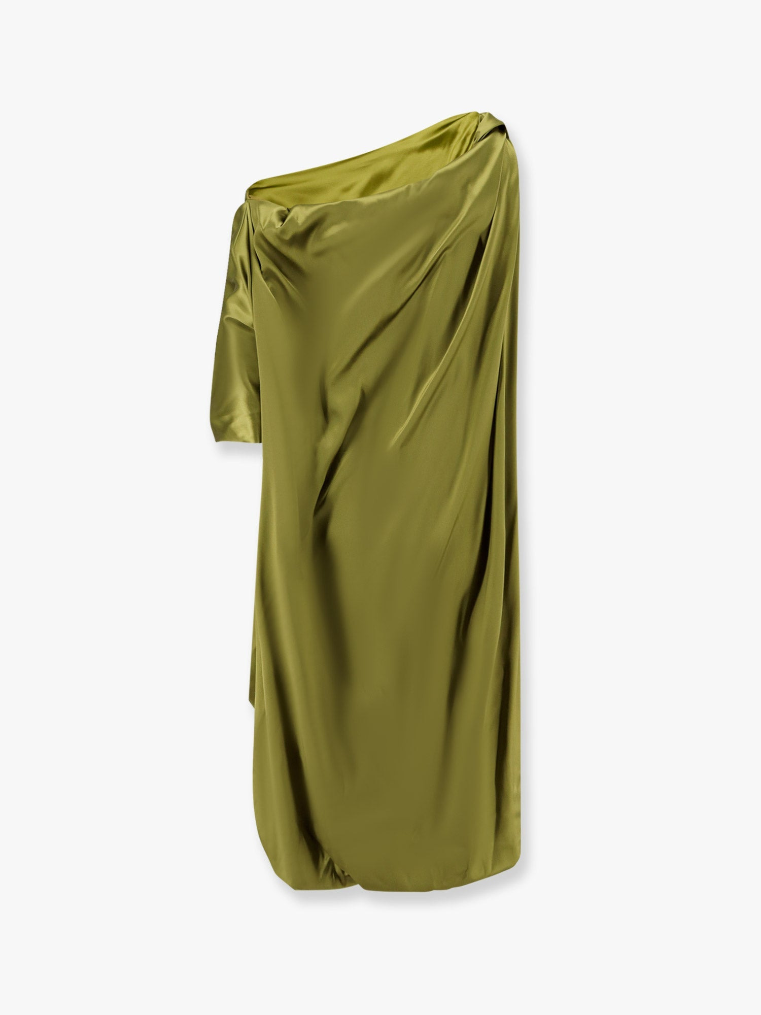 Dalant Silk Dress With Lateral Knot - 7