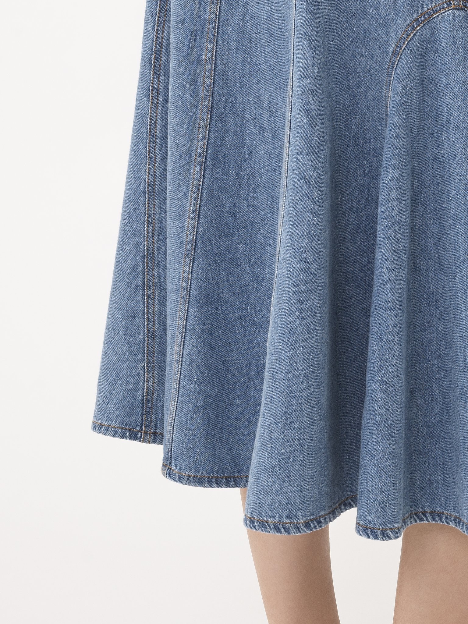 FLARE MIDI SKIRT - 7