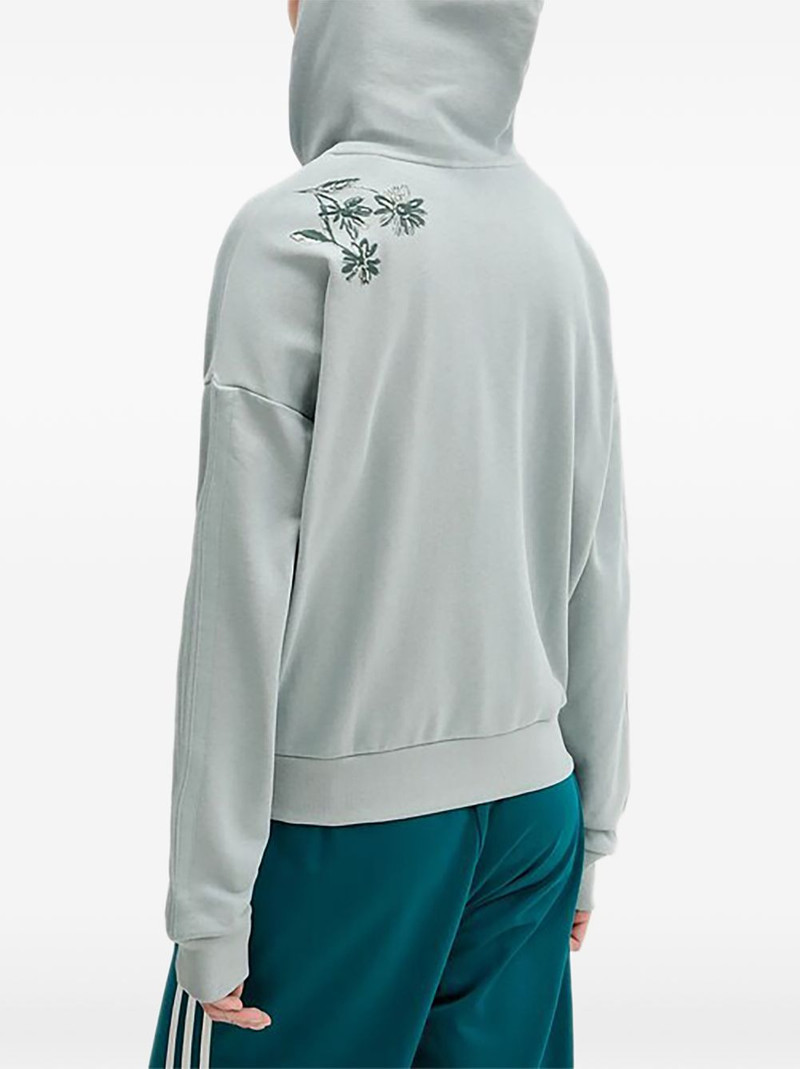 floral-embroidered zip-up hoodie 3