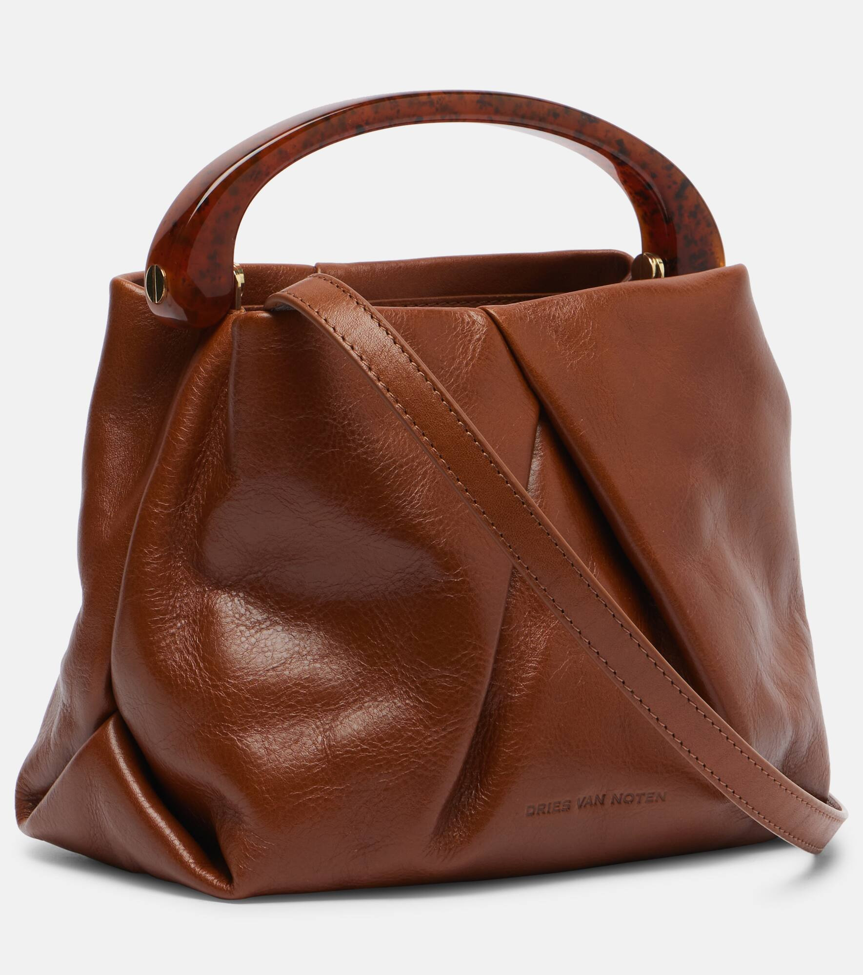 Crisp Small leather tote bag - 4