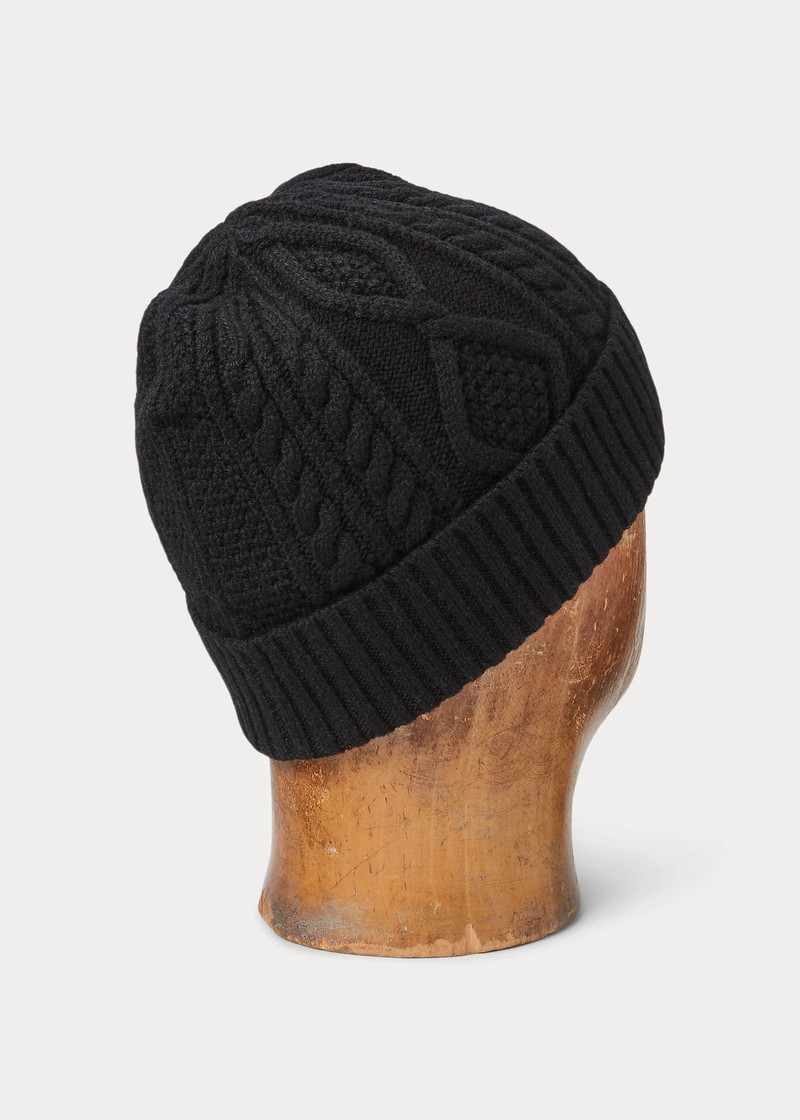 RRL by Ralph Lauren Aran-Knit Cashmere Watch Cap outlook