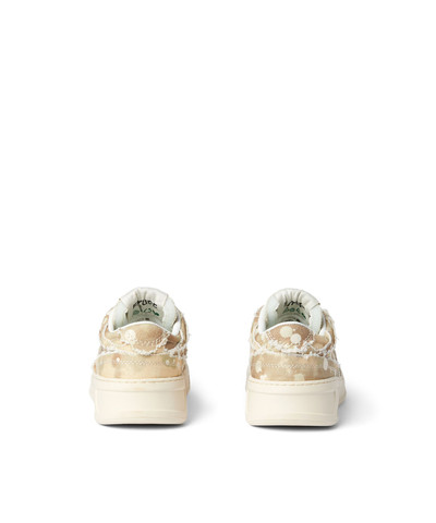 MSGM Eco-friendly "FG-1" cotton canvas sneakers with tie-dye effect outlook