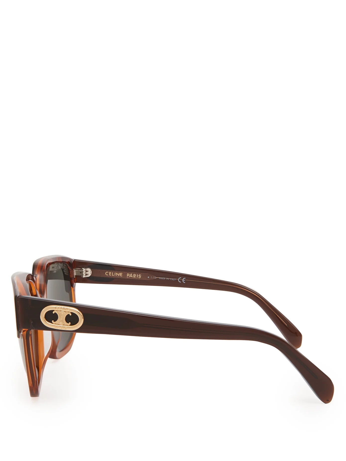 Square tortoiseshell-acetate sunglasses - 3